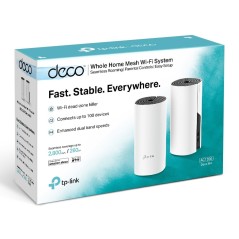 TP-LINK Deco M4 AC1200 Whole Home Mesh Wi-Fi System (Pack คู่)