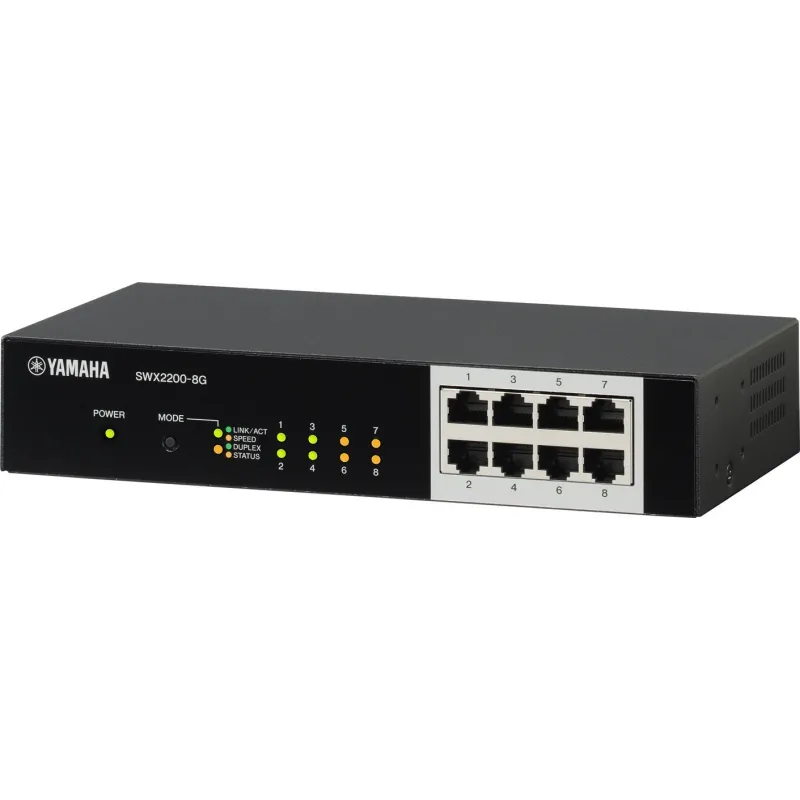 Yamaha SWX2200-8G L2-Managed Gigabit Switch 8 Port รองรับ VLAN