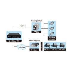 Yeastar TE100 E1/ T1 /J1 VoIP Gateway เชื่อมต่อเครือข่ายโทรศัพท์ E1/ T1 /J1