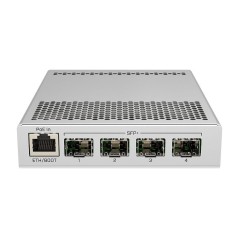 Mikrotik Cloud Router Switch CRS305-1G-4S+IN, 4 Port SFP+ 10Gbps, 1 Port Lan, CPU 800Mhz