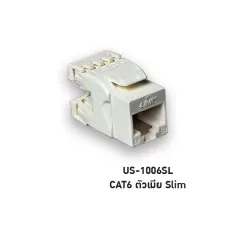 LINK US-1006SL เต้ารับสายแลน CAT6 Unshield RJ45 Modular JACK Slim