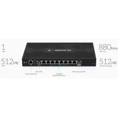 Ubiquiti EdgeRouter ER-10X 10-Port Gigabit Router Throughput 260kpps