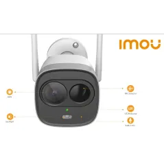 IMOU Bullet Outdoor WIFI IP-Camera 2MP, ONVIF, Night Vision, Motion Detect, Two-way Talk, Cloud