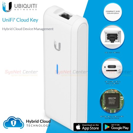 Ubiquiti UniFi Cloud Key UC-CK ชุด Hybrid Cloud Device Management พร้อม Software UniFi Controller