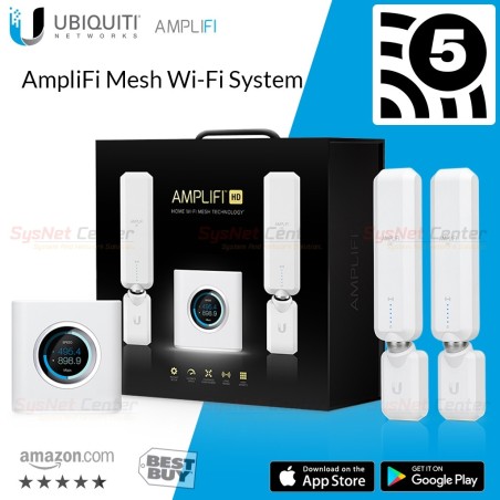 Ubiquiti AmpliFi Mesh Wi-Fi System ชุดอุปกรณ์ AmpliFi Mesh Router และ AmpliFi Mesh Point HD