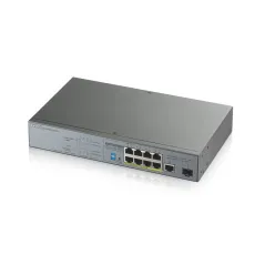 GS1300-10HP Zyxel Unmanaged Gigabit POE Switch 8 Port POE 802.3at 130W