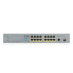 GS1300-18HP Zyxel Gigabit POE Switch 16 Port POE 802.3at 170W