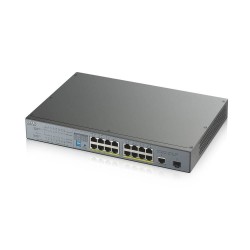 GS1300-18HP Zyxel Gigabit POE Switch 16 Port POE 802.3at 170W
