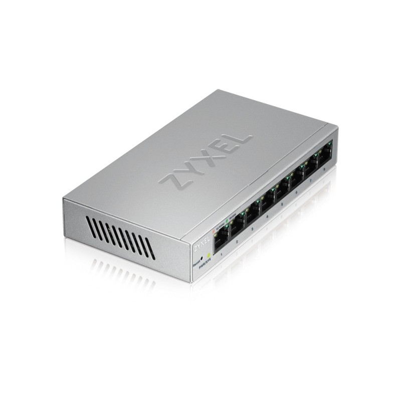 GS1200-8 Zyxel Web Managed Gigabit Switch 8 Port รองรับ 802.1q VLAN