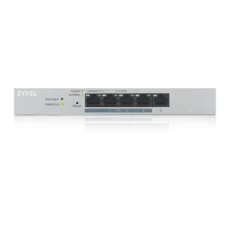 GS1200-5HP v2 Zyxel Web Managed Gigabit Switch 5 Port, POE 4 Port 60W