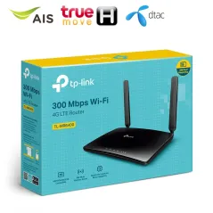 TP-Link TL-MR6400 4G LTE Router Wireless N 300Mbps เราเตอร์ใส่ซิม