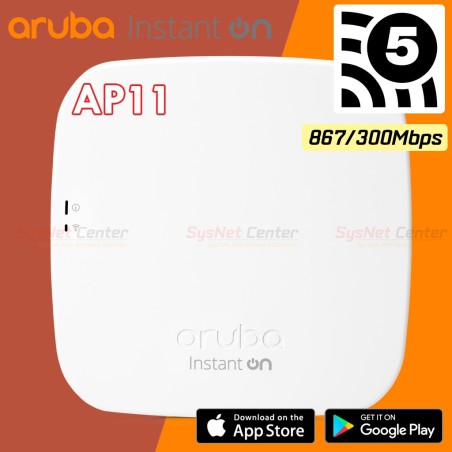Aruba Instant On AP11 (RW) 2x2 11ac Wave2 Indoor Access Point 1167Mbps