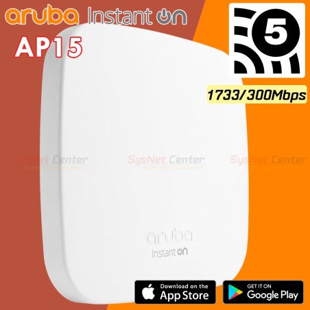 Aruba Instant On AP15 (RW) 4x4:4 11ac Wave2 Indoor Access Point 2,033Mbps
