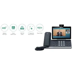 Yealink SIP-T58V IP-Video Phone จอสี 7 นิ้ว Touch Screen HD 720p video call, Android