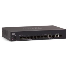 Cisco SG350-10SFP L3-Managed Switch 10 Port SFP 2 Port Gigabit Static Routing, VLAN