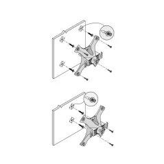 Aruba AP-220-MNT-W1W Mt Basic White Kit สีขาว (JW047A) สำหรับ Access Point Aruba