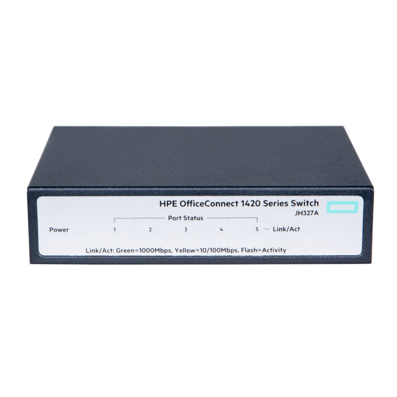 HPE 1420-5G (JH327A) Unmanaged Switch 5 Port Gigabit ประกัน Lifetime