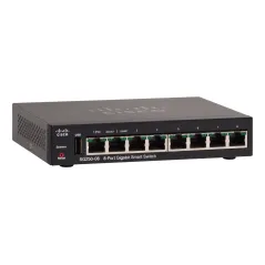 Cisco SG250-08 Smart Plus L2-Managed Gigabit Switch 8 Port Gigabit ควบคุมผ่าน Web