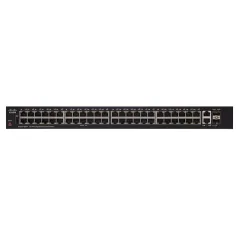 Cisco SG250-50 Smart L2-Managed Gigabit Switch 48 Port Gigabit, 2 Port SFP Combo ควบคุมผ่าน Web,CLI