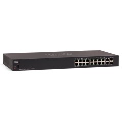 Cisco Cisco SG250-18 Smart L2-Managed Gigabit Switch 16 Port Gigabit, 2 Port SFP Combo ควบคุมผ่าน Web,CLI