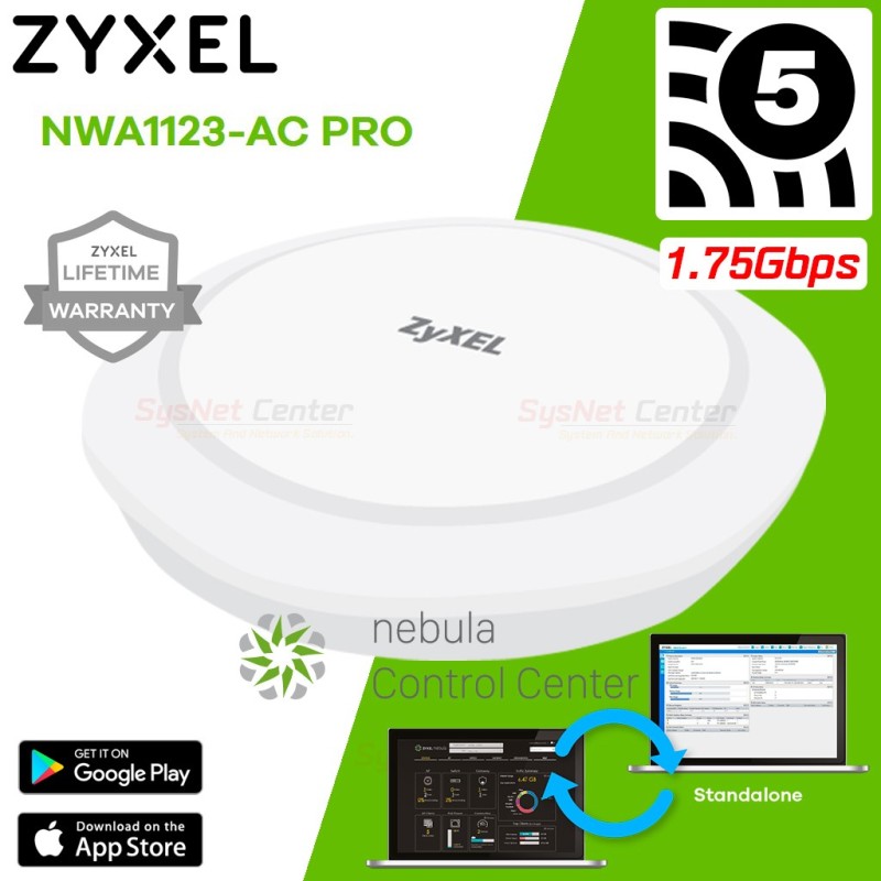 Zyxel NWA1123-AC PRO Wireless Access Point AC1750 3T3R MIMO