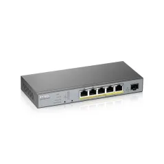 GS1350-6HP Zyxel Smart Managed PoE Switch 5 Port Gigabit 802.3bt 60W