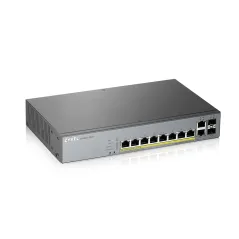 GS1350-12HP Zyxel Smart Managed PoE Switch 8 Port Gigabit, 2 SFP 130W