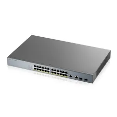 GS1350-26HP Zyxel Smart Managed PoE Switch 24 Port Gigabit, 2 SFP 375W