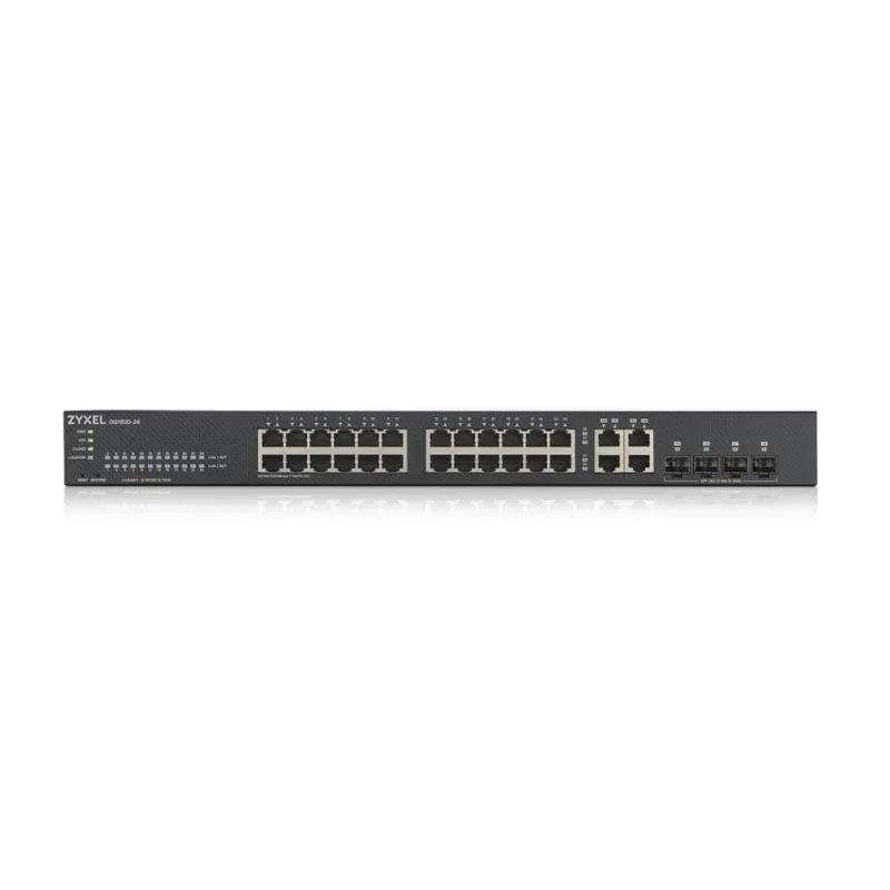 GS1920-24v2 Zyxel Smart Managed Gigabit Switch 24 Port, 4 Port Combo SFP/RJ45