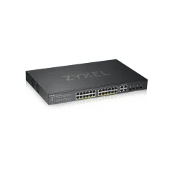 GS1920-24HPv2 Zyxel Smart Managed PoE Switch 24 Port, 4 SFP, POE 375W