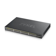 GS1920-48HPv2 Zyxel Smart Managed PoE Switch 48 Port, 4 SFP, POE 375W