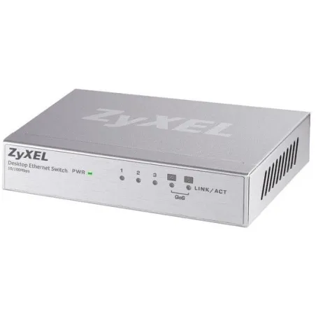 ZyXEL ES-105A Switch 5 Port ความเร็ว 10/100 Mbps SOHO Palm size switch with autoMDIX (2QoS Port)