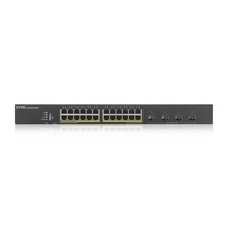 XGS1930-28HP Zyxel Smart Managed Gigabit POE Switch 24 Port, 4 Port SFP+ 375W