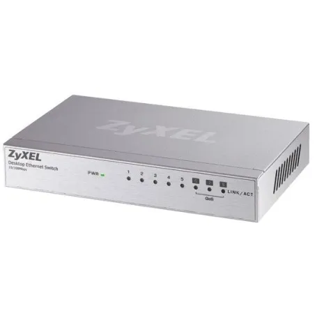 ZyXEL ES-108A Switch 8 Port ความเร็ว 10/100 Mbps SOHO Palm size switch with autoMDIX (3QoS Port)