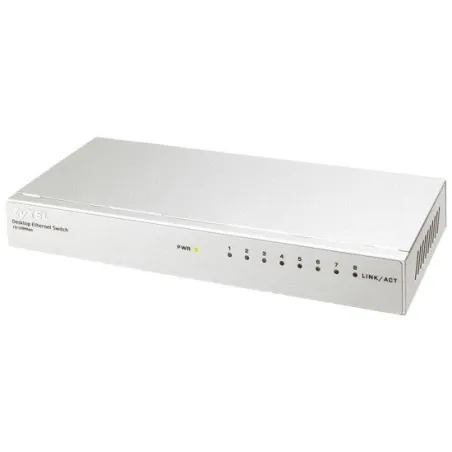 ZyXEL ES-108P Switch 8 Port ความเร็ว 10/100 Mbps SOHO Palm size switch with autoMDIX + Internal Power Supply