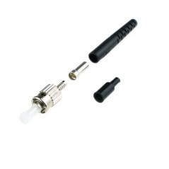 LINK UF-0004 ST MULTIMODE Zircinia Connector Black Boot F.O.