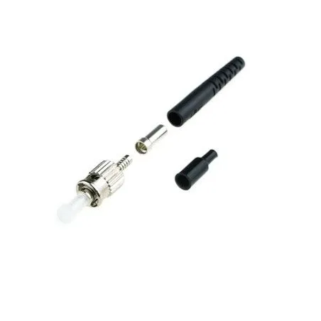 LINK UF-0004 ST MULTIMODE Zircinia Connector Black Boot F.O.