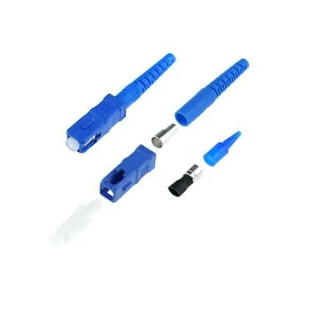 LINK UF-0005SM SC SIMLPEX SM,BLUE ZIRCONIA CONNECTOR BLUE BOOT F.O.