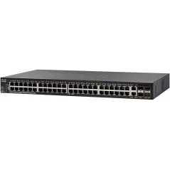 SG350X-48 Cisco Stackable L3-Managed Switch 24 Port Gigabit, 4 Port 10G, SFP+ Static Routing, VLANs