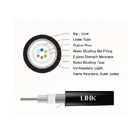 LINK UFC5304 F.O. OUTDOOR/INDOOR, ALL-Dielectric 4 Core,LSZH-FR,OM2