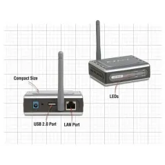 D-Link DP-G310 - Wireless Print Server 1 USB Port (รองรับ IPP)