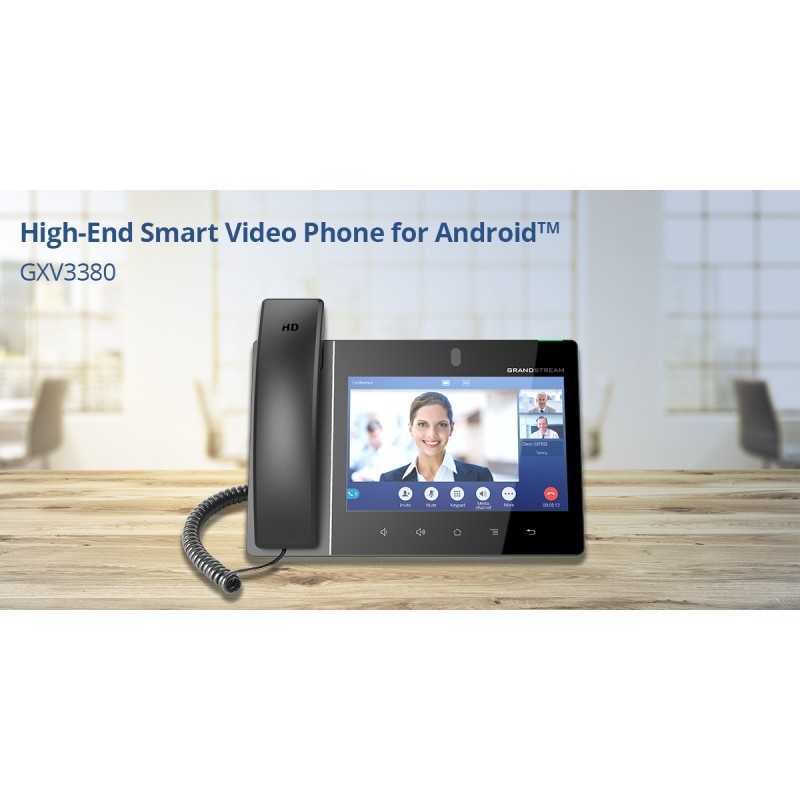 GrandStream GXV3380 IP Video Phone Android 8" Touch Screen Video 1080p