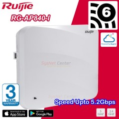 Ruijie RG-AP840-I Wireless Access Point AX 4x4 MIMO, 5.2Gbps,3 Port Gigabit, Cloud Control
