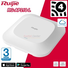 Ruijie RG-AP210-L Wireless Access Point N 300Mbps 2x2, Cloud Control