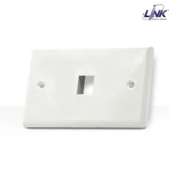 LINK US-2311 SHINY FACE PLATE 1 PORT