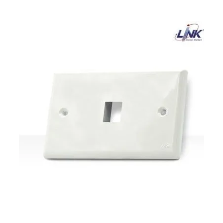 LINK US-2311 SHINY FACE PLATE 1 PORT