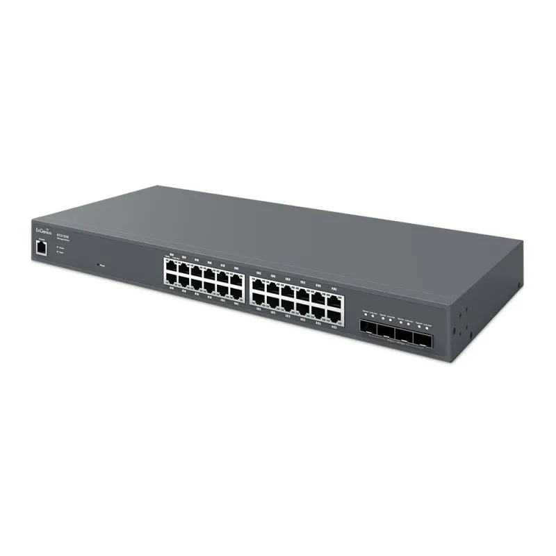 ECS1528 EnGenius Cloud Managed L2 Switch 24 Port Gigabit, 4SFP+