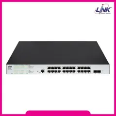 LINK PSG-5124 24 Port L2 Managed GIGABIT PoE SWITCH 400W