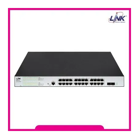 LINK PSG-5124 24 Port L2 Managed GIGABIT PoE SWITCH 400W