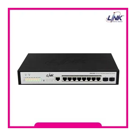 LINK PSG-5008 8-Port L2 Managed Gigabit PoE Switch (70W)